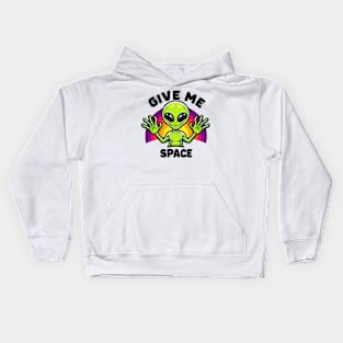 Alien Give Me Space Kids Hoodie